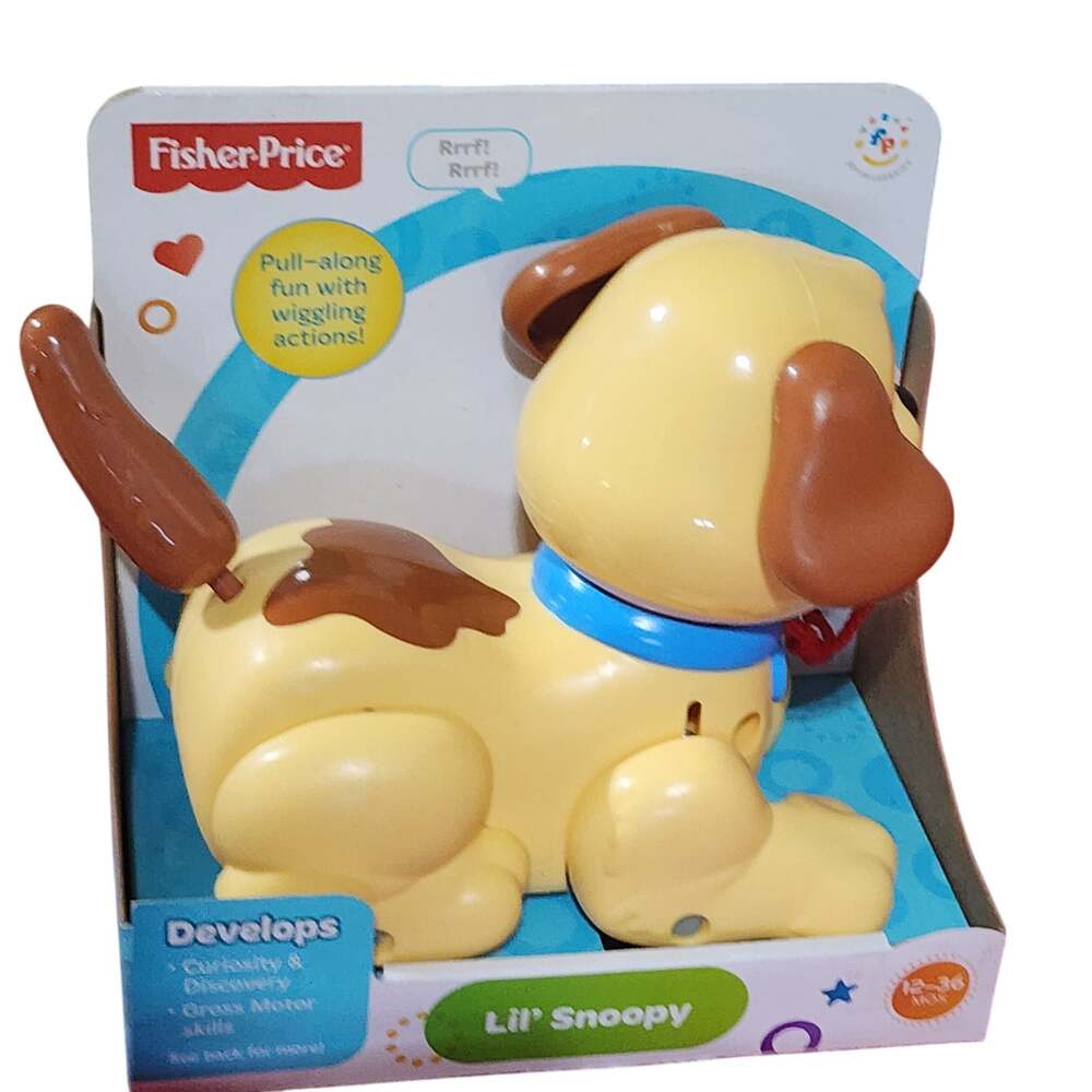 Fisher Price Lil' Snoopy Pull Along Infant Toy 12-36 months